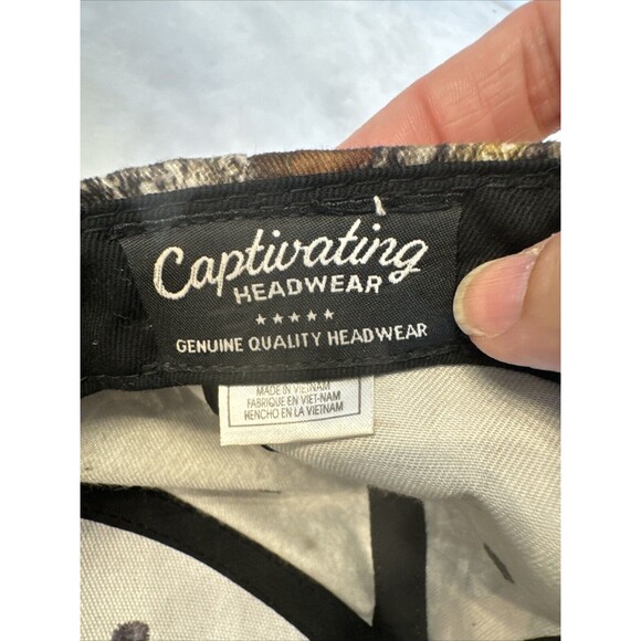 Ole Miss Rebels Hat Adult One Size Camo Grey Captivating Adjustable - Picture 8 of 12